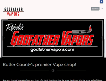 Tablet Screenshot of godfathervapors.com